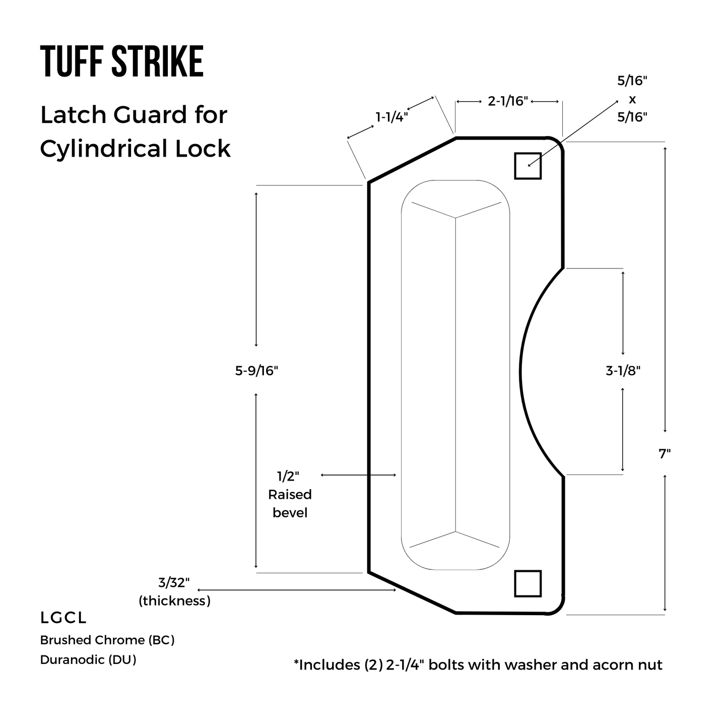 anti pry door cover latch guard for cylindrical lock storefront lock protector shield