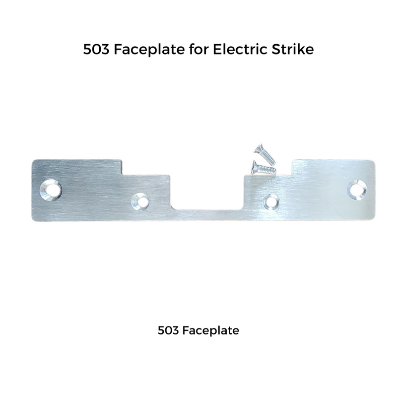 503 Faceplates for electric strikes