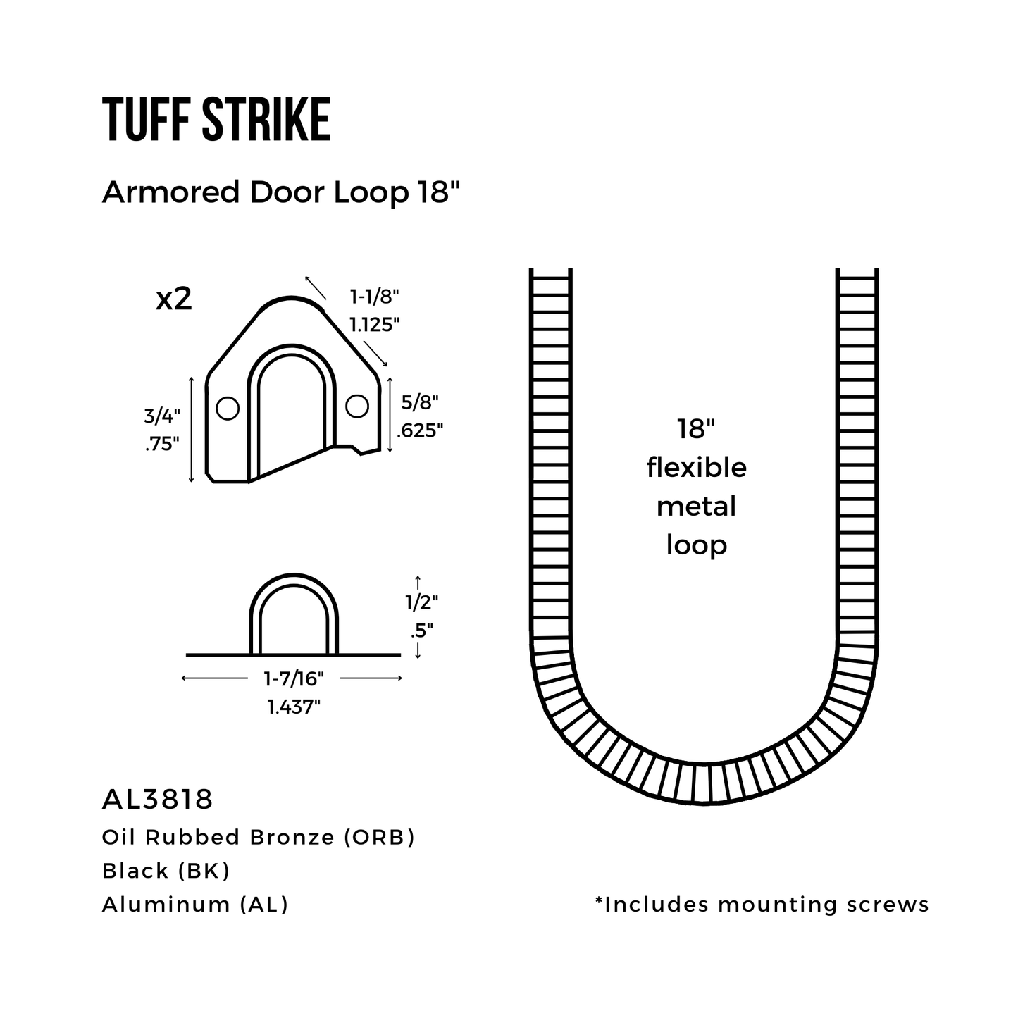 Armored Door Loop 18"