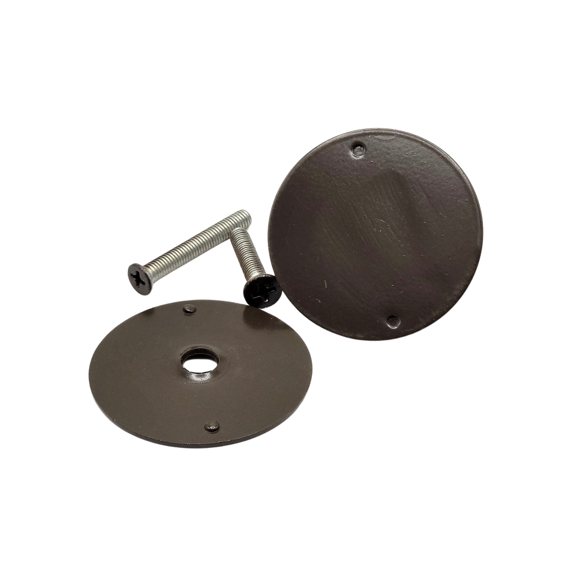 GMS M100D replacement mortise dummy cylinder hole cover plate oil rubbed bronze