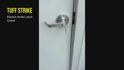 tamper proof latch protector for electric strike locks