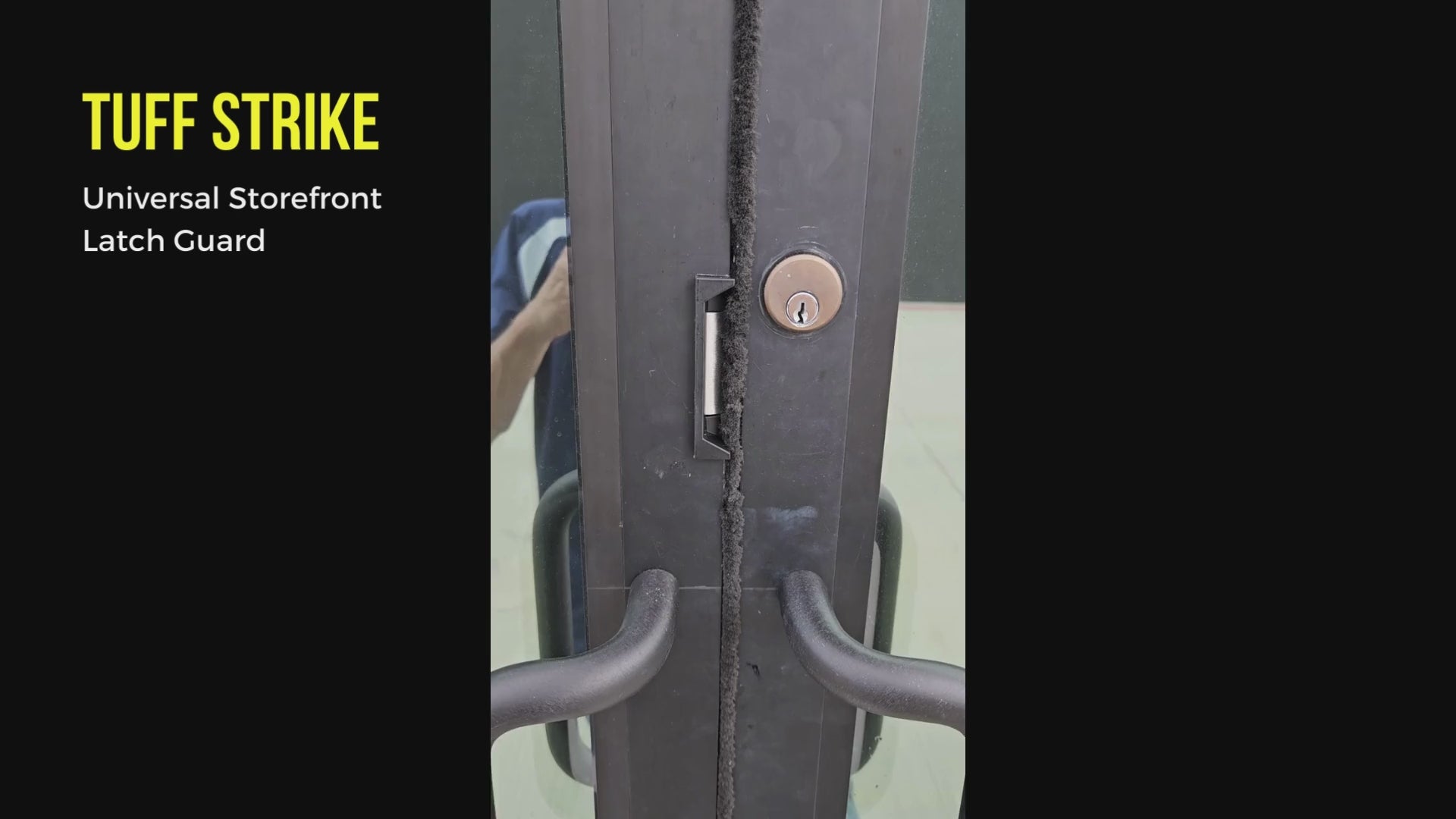 storefront latch guard lock latch protector