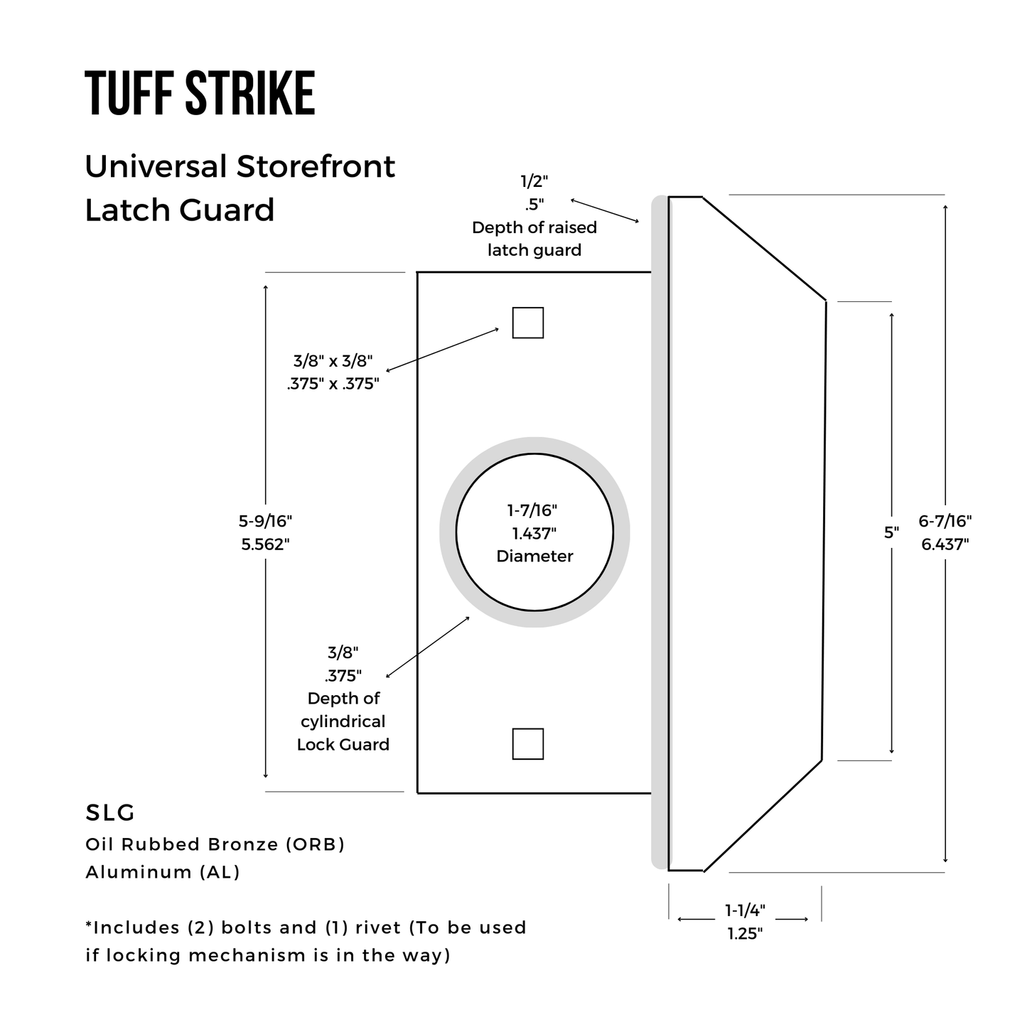 storefront latch guard for outswinging doors lock latch protector